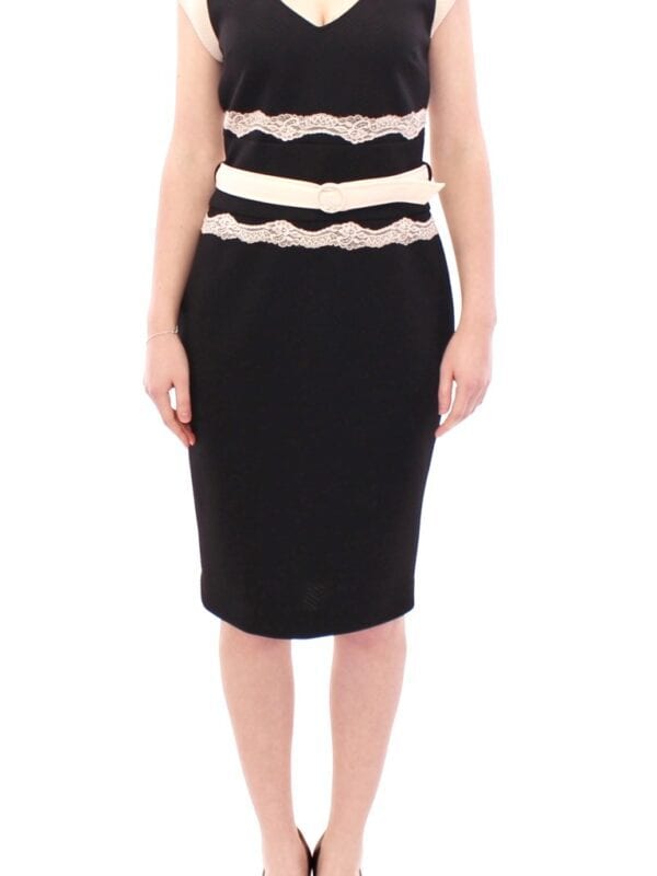 Cavalli Black lace sheath dress