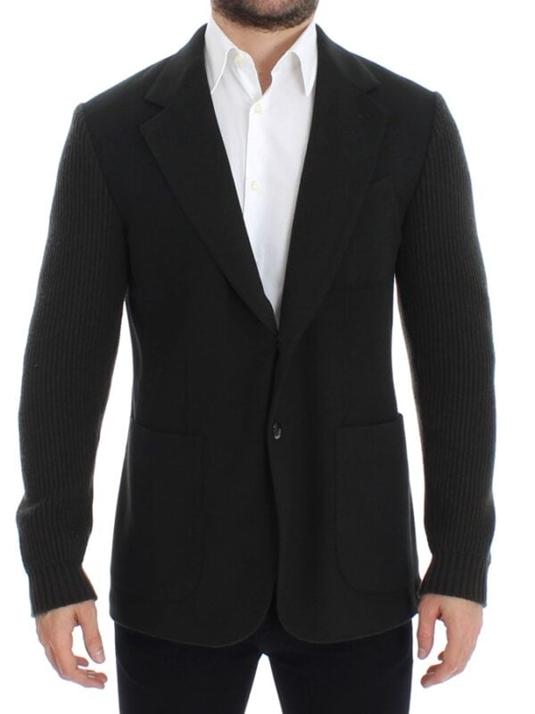 Dolce & Gabbana Green cashmere two button blazer