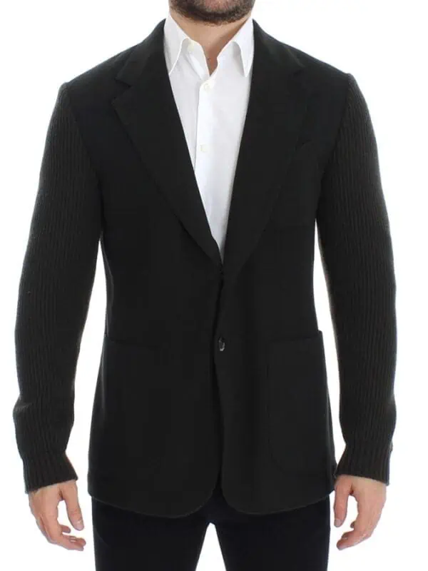 Dolce & Gabbana Green cashmere two button blazer