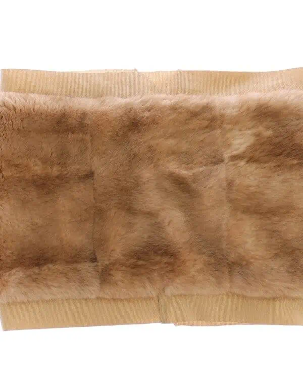 Dolce & Gabbana Beige MINK Fur Scarf Foulard Neck Wrap