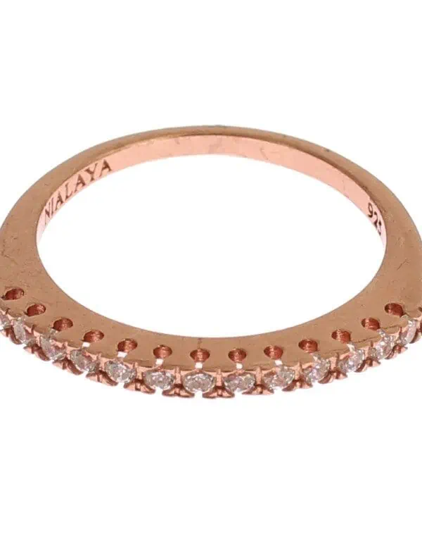 Nialaya Red Gold 925 Silver Ring