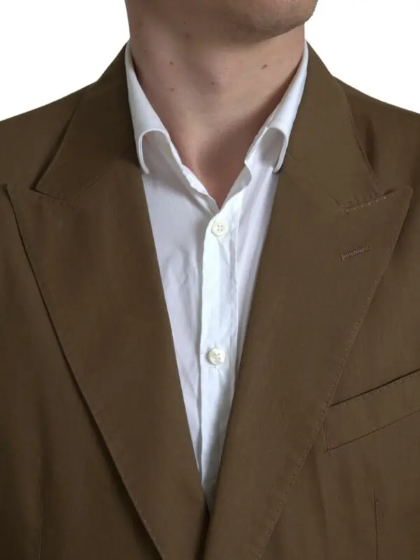 Dolce & Gabbana Brown 2 Piece Single Breasted TAORMINA Suit