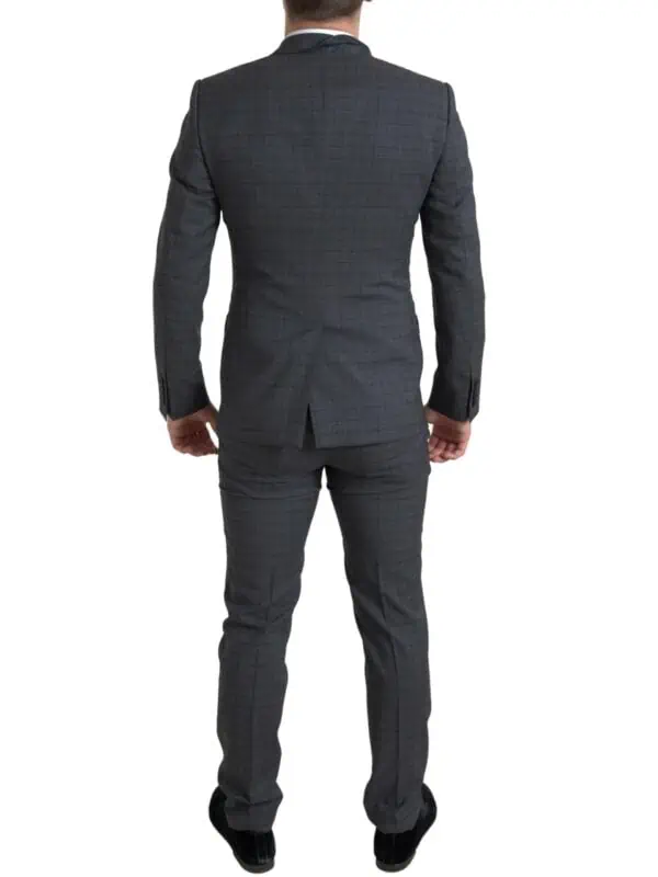 Dolce & Gabbana Gray 2 Piece Single Breasted MARTINI Suit