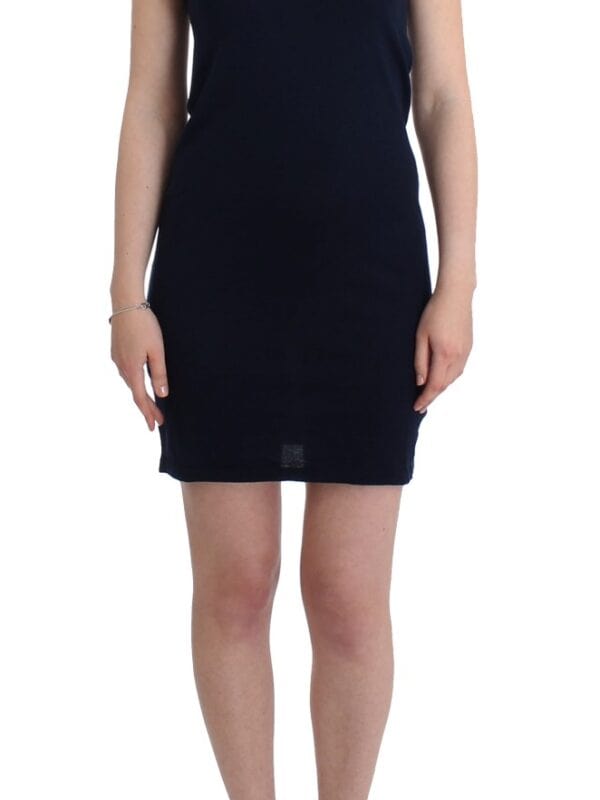 John Galliano Blue cotton jersey dress