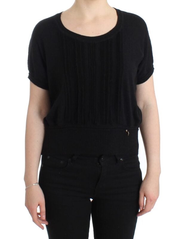 Cavalli Black short sleeved jumper