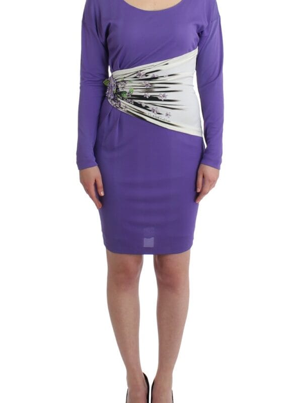 Cavalli Purple longsleeved dress
