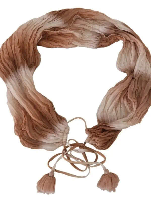 Ermanno Scervino Multicolor Silk Wrap Shawl Foulard Scarf