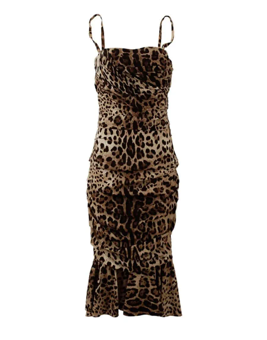 Ruched Midi Dress