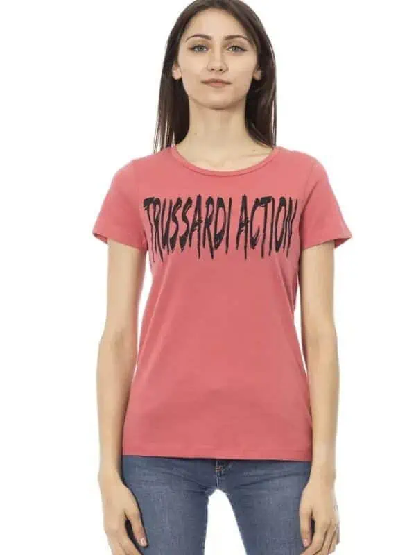 Trussardi Action Multicolor Cotton Women T-Shirt