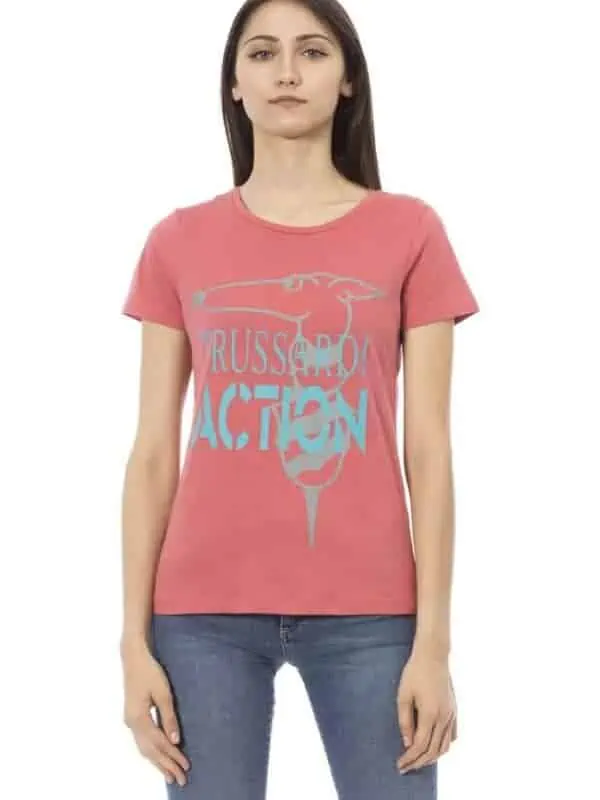 Trussardi Action Multicolor Cotton Women T-Shirt