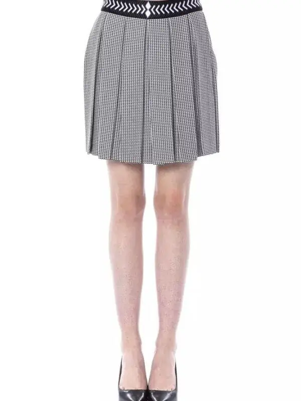 BYBLOS Black Viscose Women Skirt