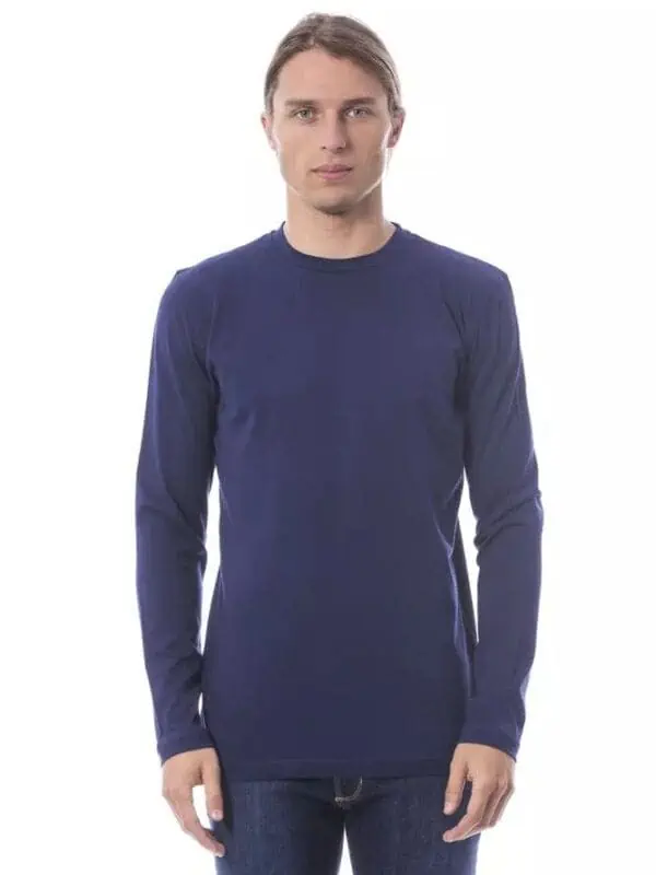 Verri Blue Cotton Men T-Shirt