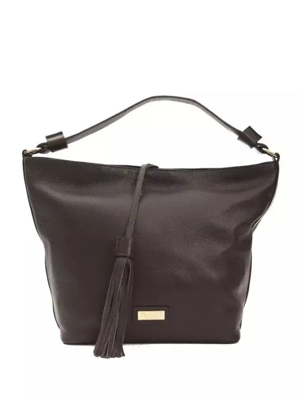 Pompei Donatella Brown Leather Women Shoulder Bag