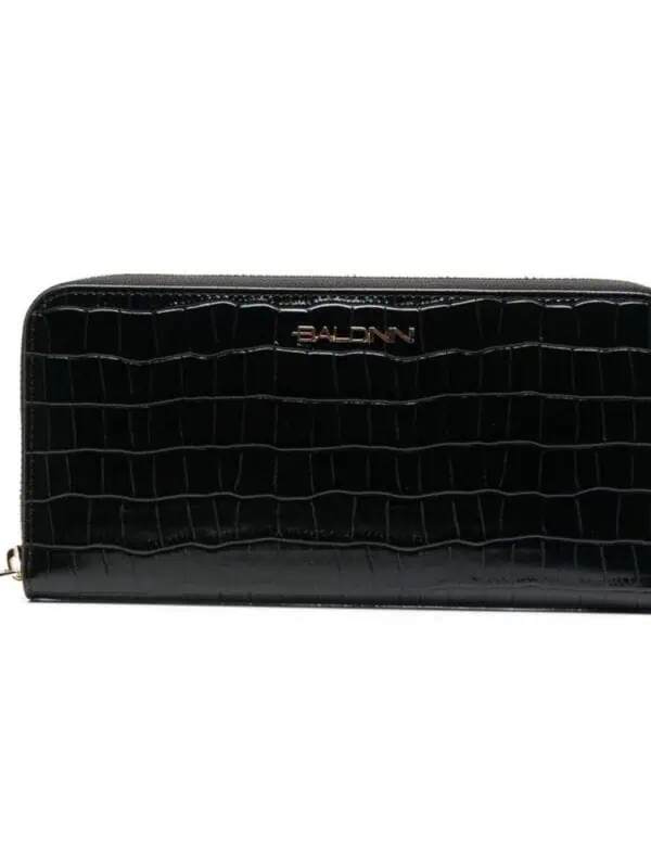 Baldinini Trend Elegant Croco Print Leather Wallet