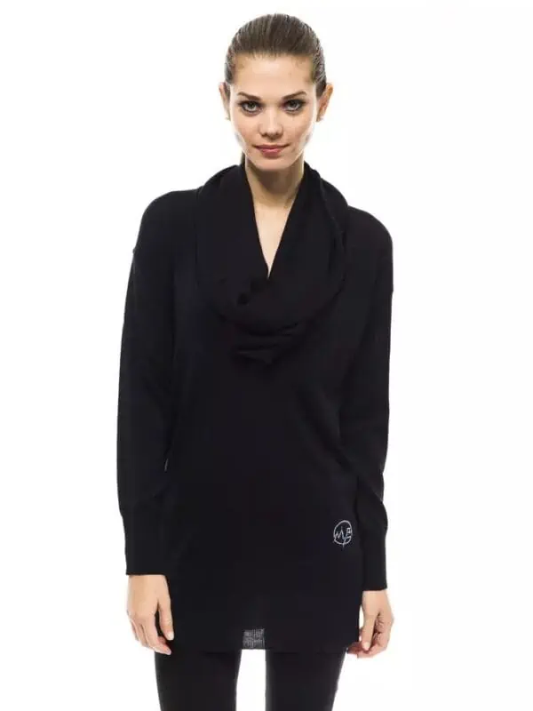 Montana Blu Blue Wool Women Sweater