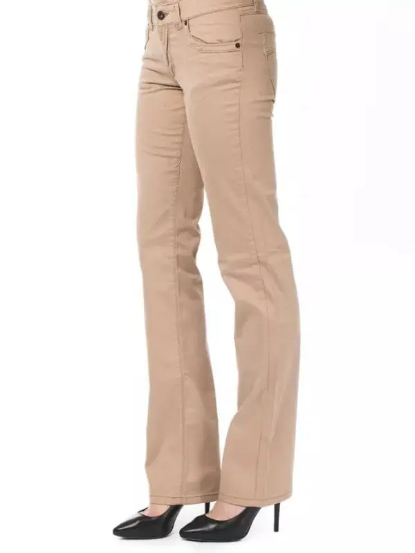 Ungaro Fever Beige Cotton Jeans & Pant