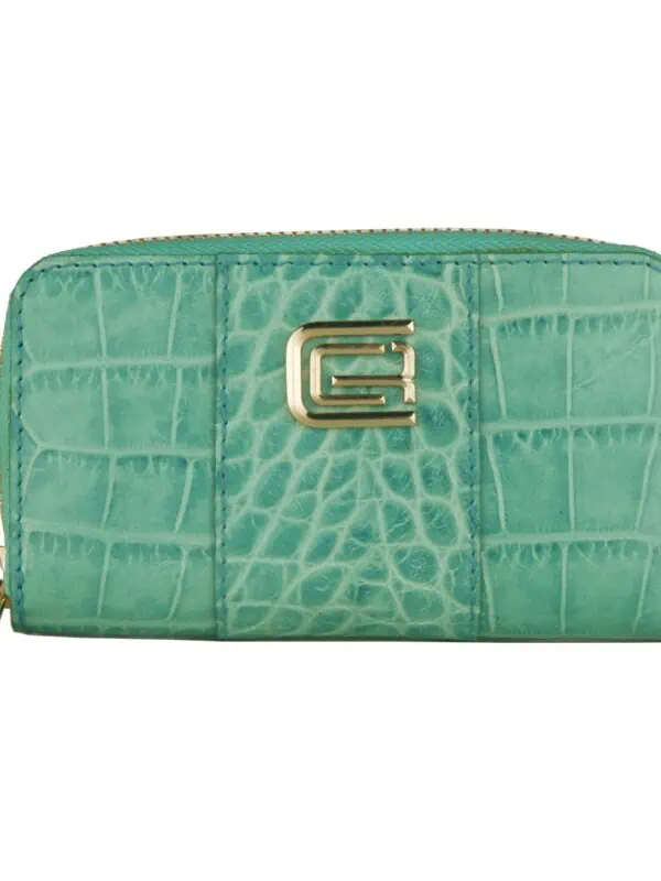 Cavalli Class Light Blue Calfskin Women Keychain