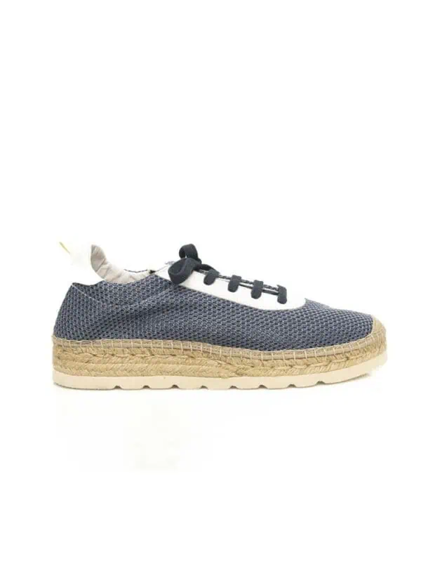 Cerruti 1881 Blue Calfskin Men Sneaker