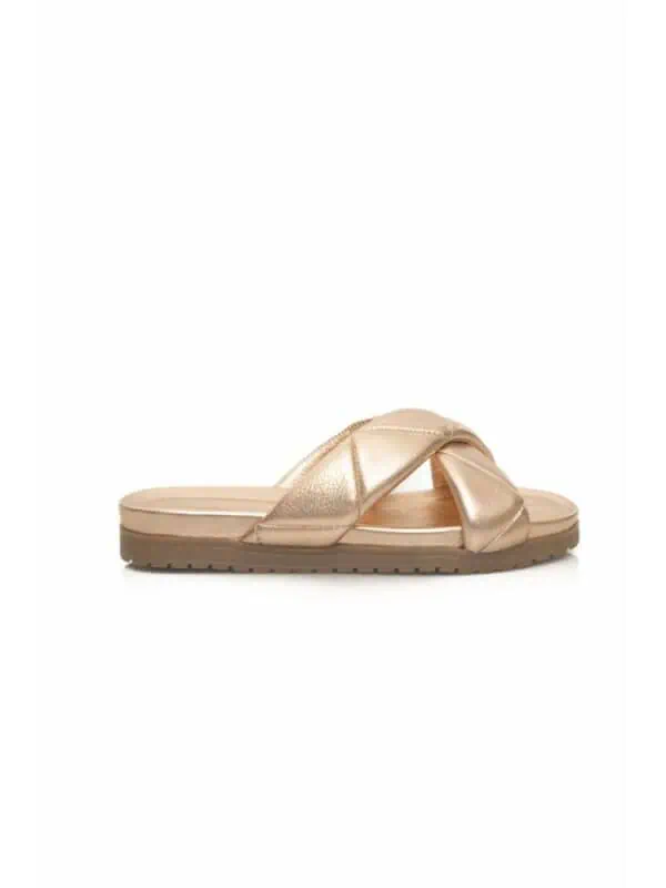 Cerruti 1881 Beige Lambskin Women Sandal