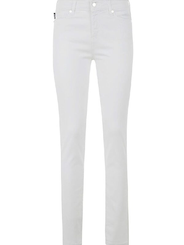 Love Moschino White Cotton Women's Jeans