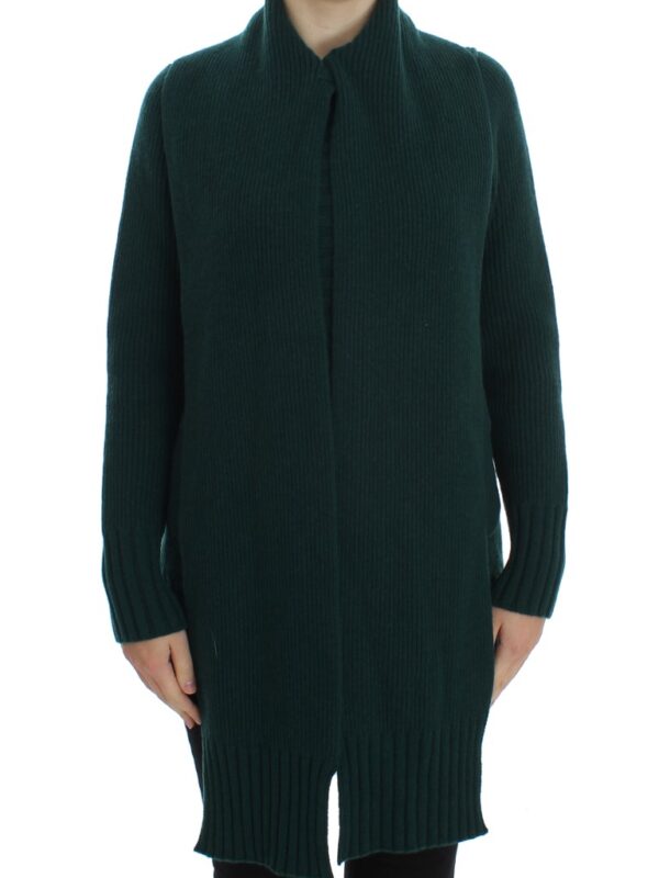Dolce & Gabbana Green Knitted Cashmere Cardigan