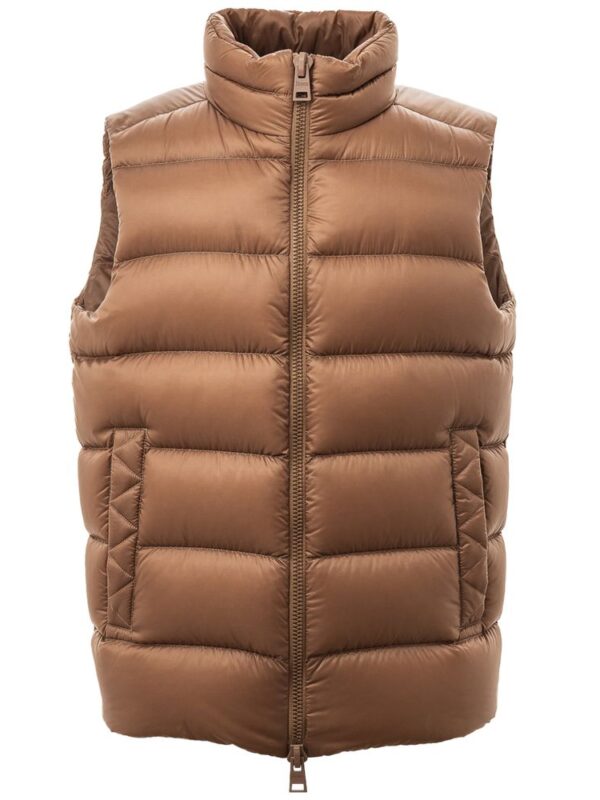 Herno Brown Polyamide Sleveless Jacket