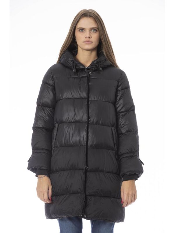 Baldinini Trend Black Nylon Women Jacket