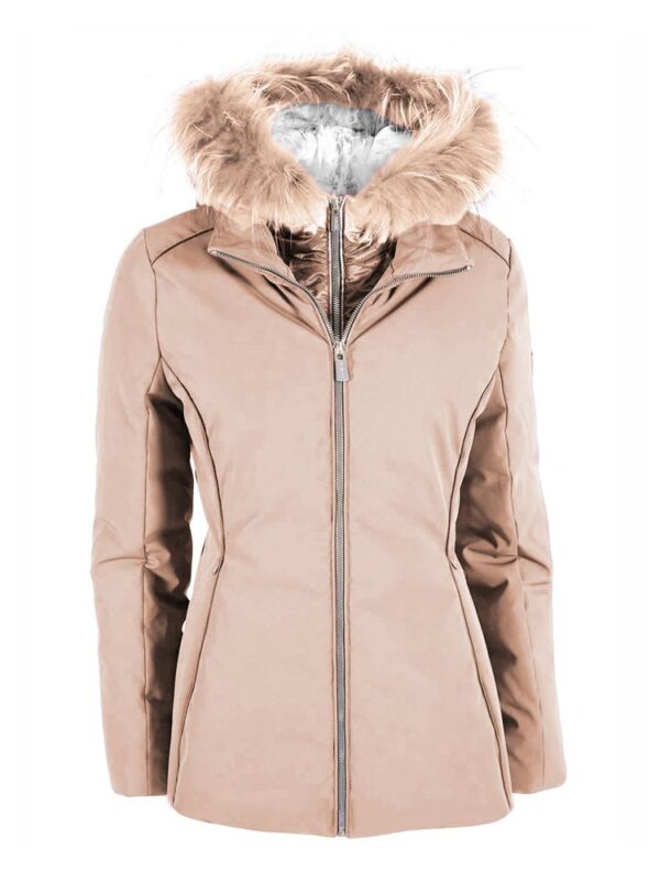 Yes Zee Beige Polyamide Women Jacket