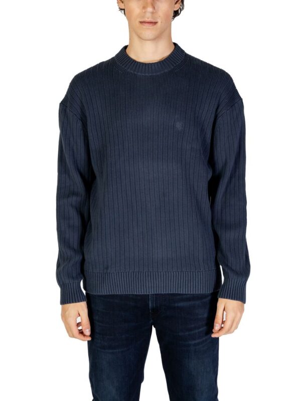 Calvin Klein Jeans Blue Cotton Sweater