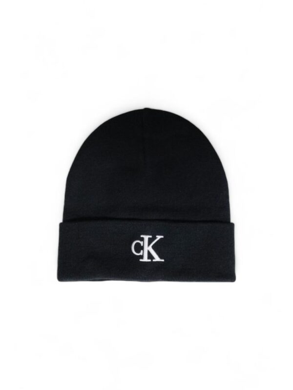 Calvin Klein Black Recycled Polyester Caps Baseball Hat
