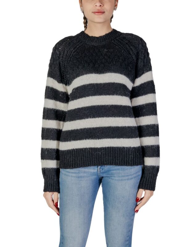 Only Black And White Recycled Polyester Sweater