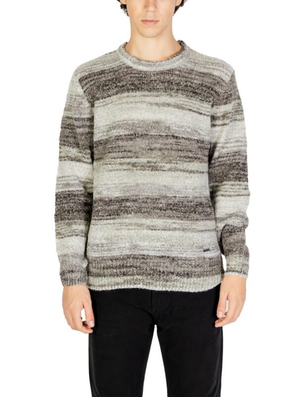 Gianni Lupo Gray Polyacrylic Sweater