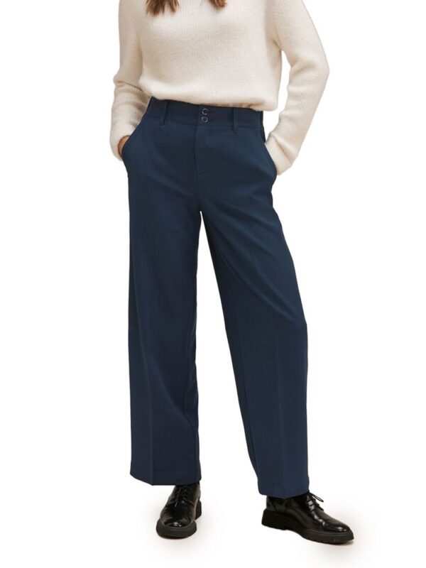 Street One Blue Polyester Pant