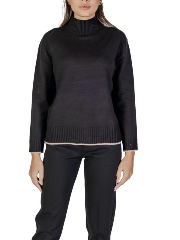 Street One Black Polyester Sweater