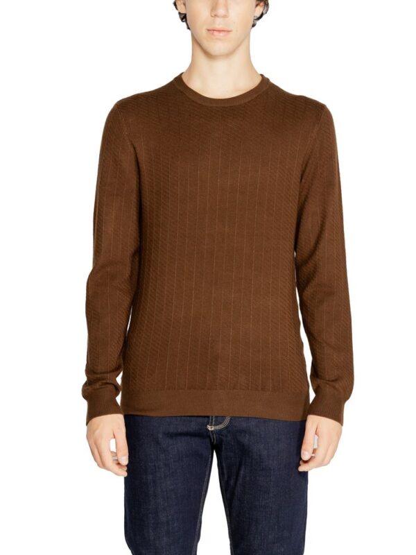 Antony Morato Brown Viscose Sweater
