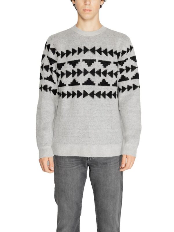 Antony Morato Gray Marabou Sweater
