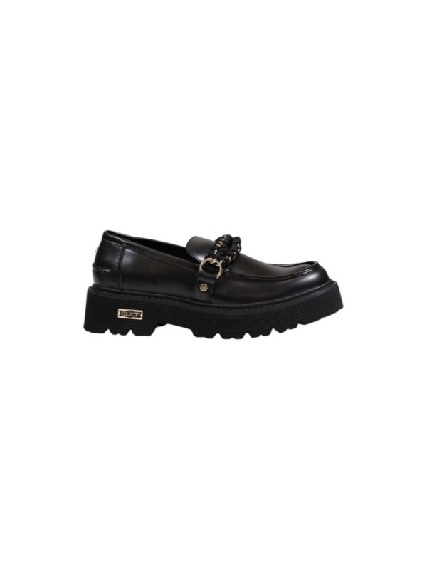 Cult Black Leather Platform