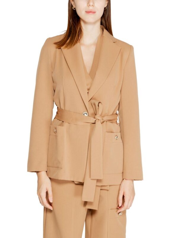 Rinascimento Beige Polyester Blazer