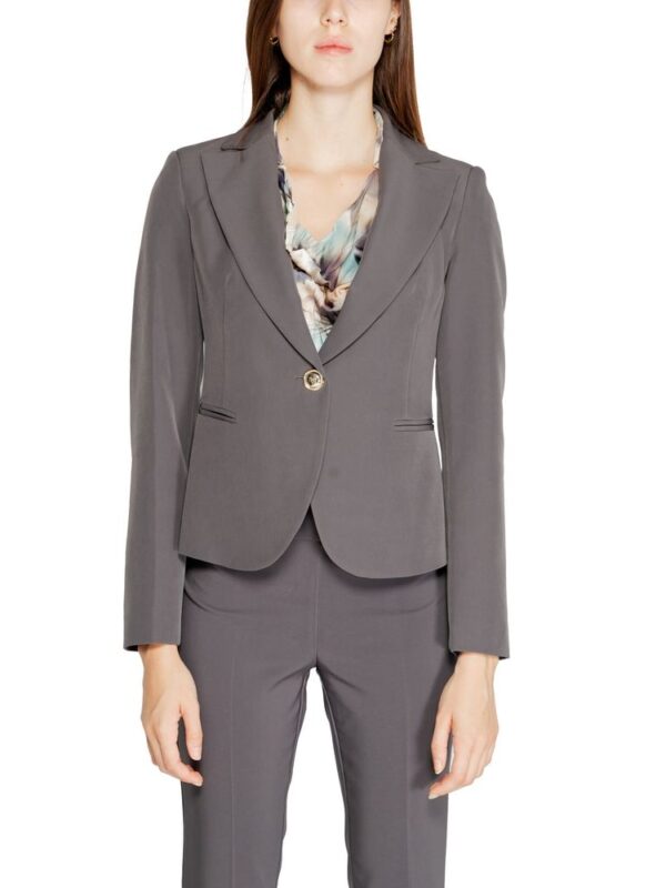Rinascimento Gray Polyester Blazer