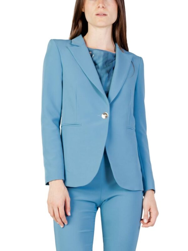 Rinascimento Turquoise Polyester Blazer