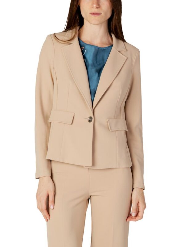Rinascimento Beige Polyester Blazer