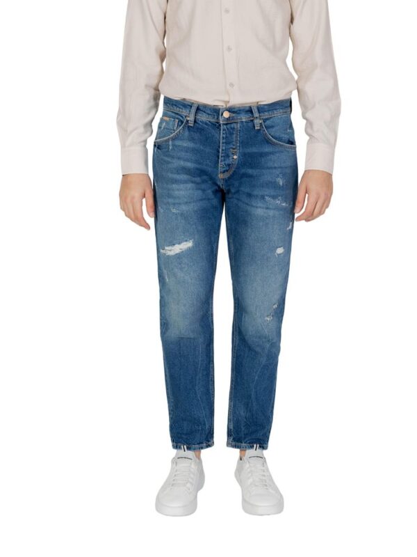 Antony Morato Blue Cotton Jeans & Pant