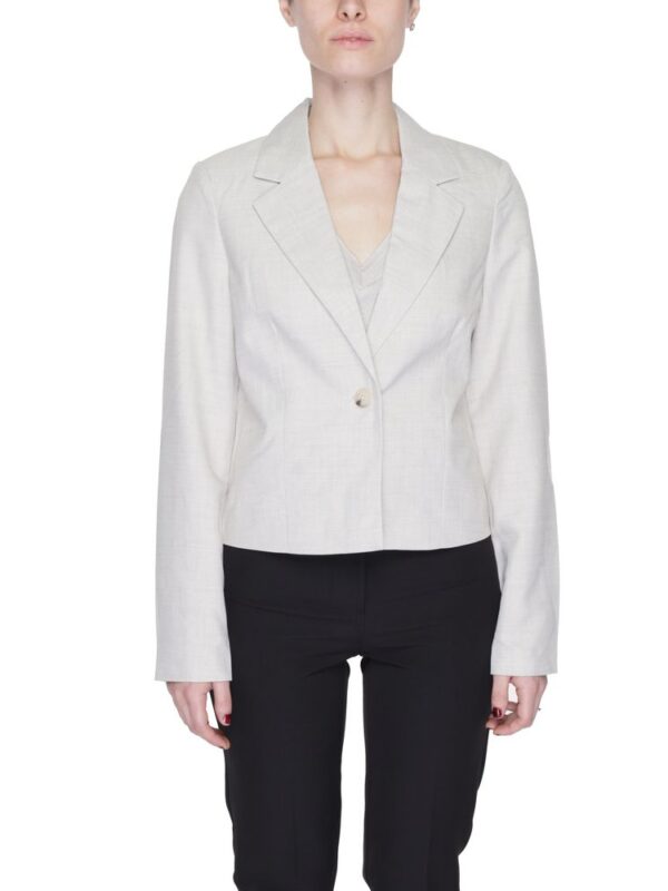 Vero Moda Gray Polyester Blazer