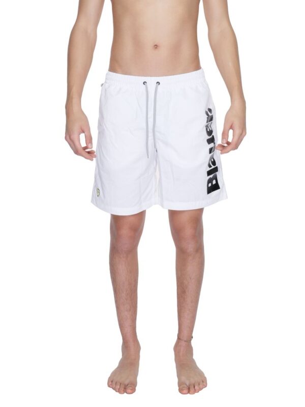 Blauer White Polyamide Swim Short