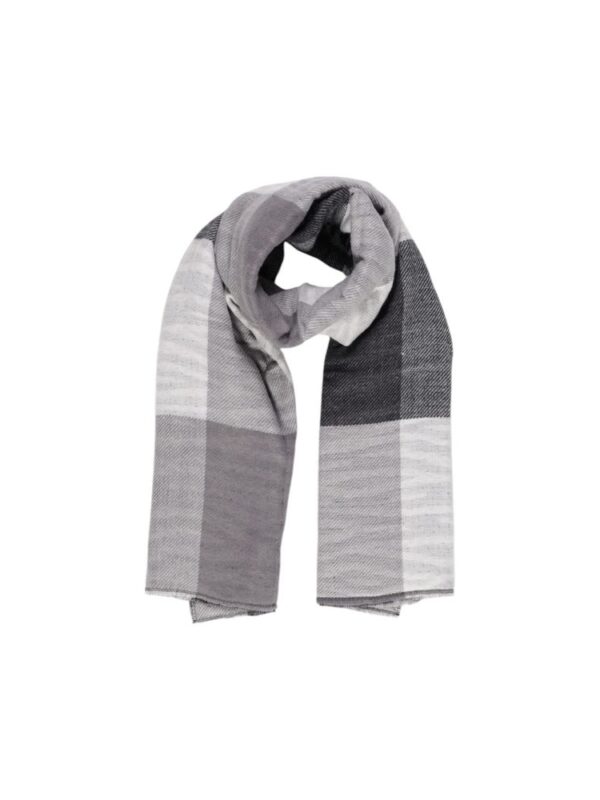 Pieces Black Recycled Polyester Scarf