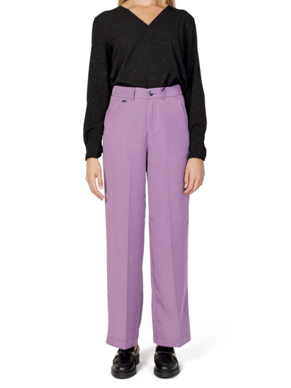 Street One Purple Lyocell Pant