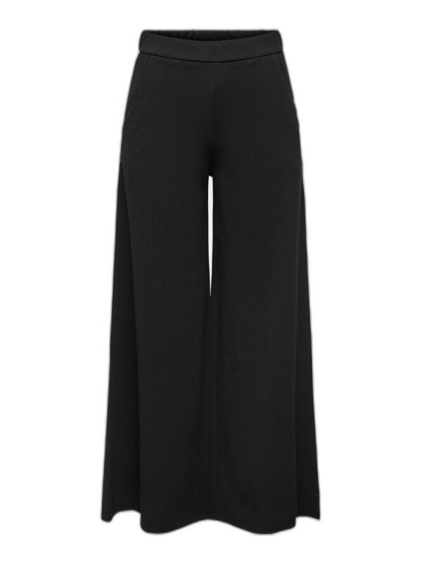 Jacqueline De Yong Black Recycled Polyester Pant