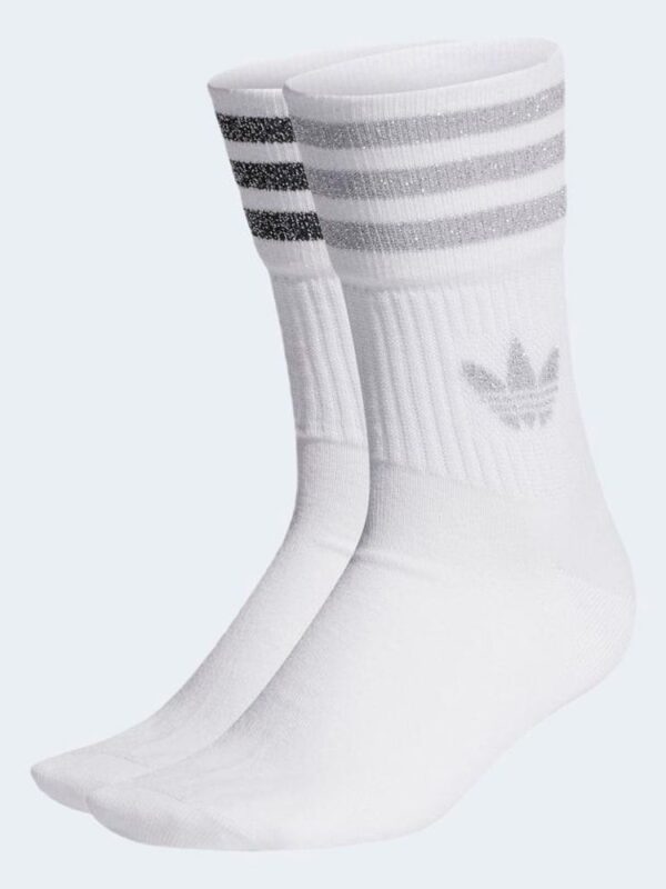 Adidas White Cotton Sock