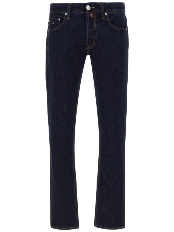 Tramarossa Blue Cotton Jeans & Pant