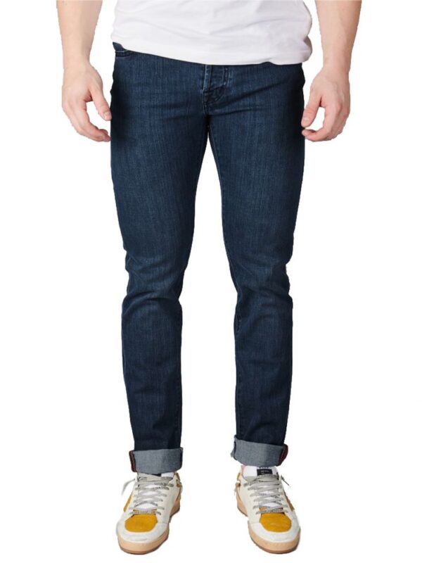 Tramarossa Blue Cotton Jeans & Pant